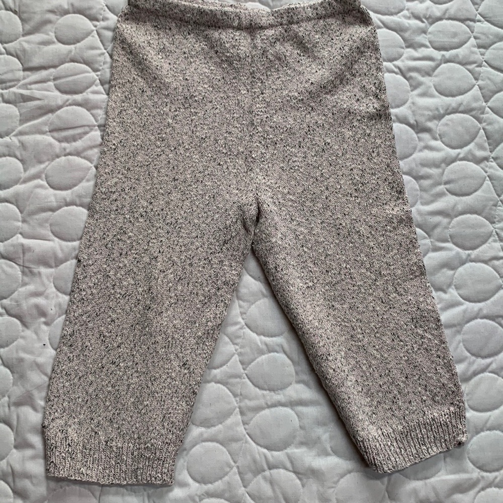 Vintage Boutique Lisa Parks Hand Knit Cropped Jogger EUC